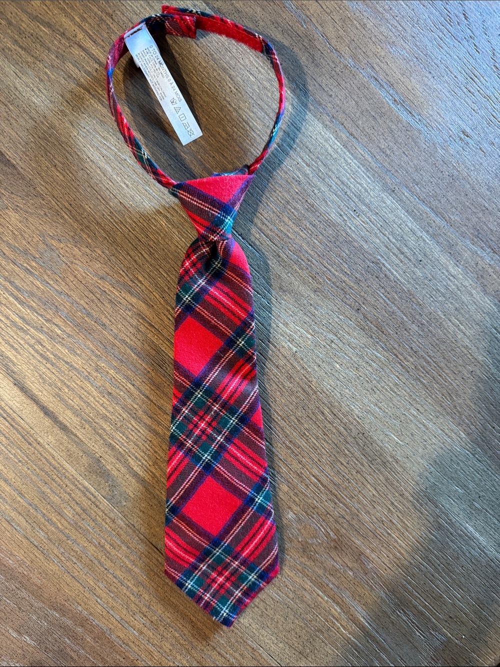 Janie & Jack Christmas Plaid  Tie